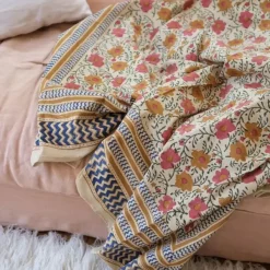 Plaid Evy En Coton - 220 X 270 Cm-Doing Goods Discount