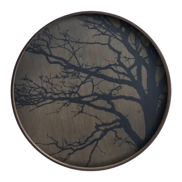 plateau_en_bois_black_tre_SKU2218354a3a4df51a1f100ba0f07ad0a8_1.webp Plateau En Bois Black Tree O 61 Cm - Marron-Ethnicraft Discount