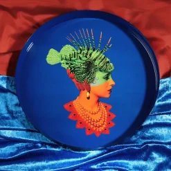 Plateau Rond Rascaqueen En Fer - O 33 Cm-Gangzai Hot