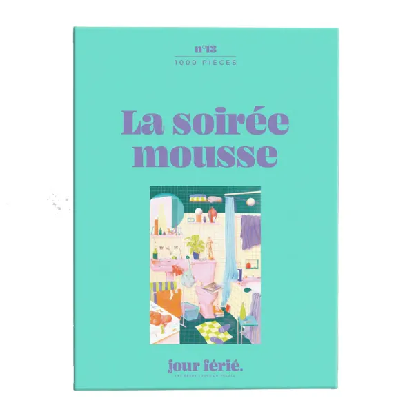 puzzle_la_soiree_mousse___SKU7af93dcf5b66cf655ac7313727407cc7_0.webp Puzzle La Soiree Mousse - 1000 Pieces-Jour Férié New