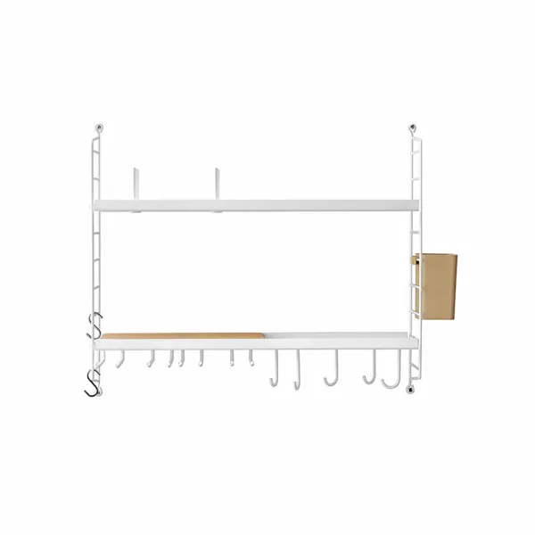 rangement_mural_kitchen___SKU3469dc4b6b4cbe853e669e0cf9b43c8b_0.webp Rangement Mural Kitchen - 58 X 50 X 20 Cm - Blanc-String Furniture Sale