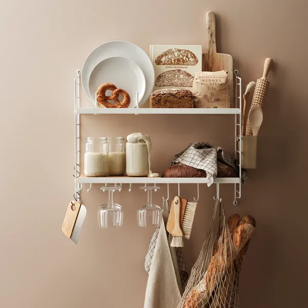 rangement_mural_kitchen___SKU3469dc4b6b4cbe853e669e0cf9b43c8b_1.webp Rangement Mural Kitchen - 58 X 50 X 20 Cm - Blanc-String Furniture Sale