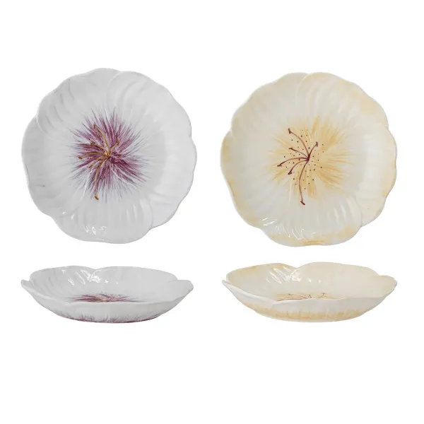 set_de__assiettes_mimosa__SKUe338530d5ac195bb790ce41a6b41548a_1.webp Set De 2 Assiettes Mimosa En Gres - O 21 X 3,5 Cm - Violet & Creme-Bloomingville Best