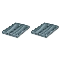 Set De 2 Caisses Weston M - Bleu Baleine-Liewood New