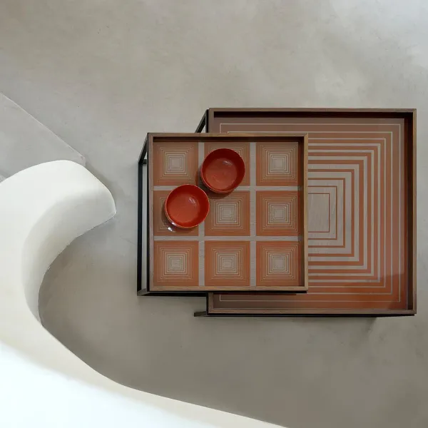 set_de__tables_a_plateau__SKUb5aee8c5bbf94bb6d91674487c35ea8a_3.webp Set De 2 Tables A Plateau Square En Metal Et Bois - L 39 / 52 Cm-Ethnicraft Best