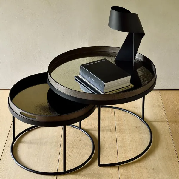 set_de__tables_basses_pou_SKU9038a4e66cba516ec305f305b4319ebe_1.webp Set De 2 Tables Basses Pour Plateaux Ronds En Metal Noir - O 62 Cm & O 93 Cm-Ethnicraft Outlet