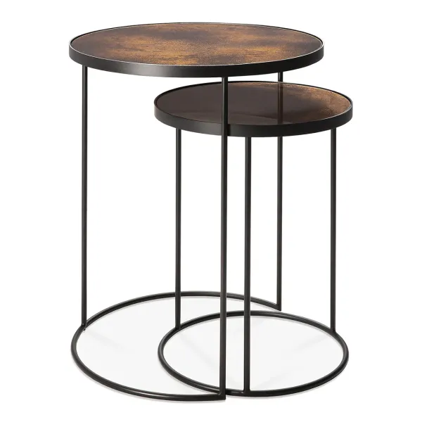 set_de__tables_dappoint_h_SKU24bdfc2d1675bfb564536fa18cddad7b_2.webp Set De 2 Tables D'Appoint Heavy Aged Bronze-Ethnicraft Best