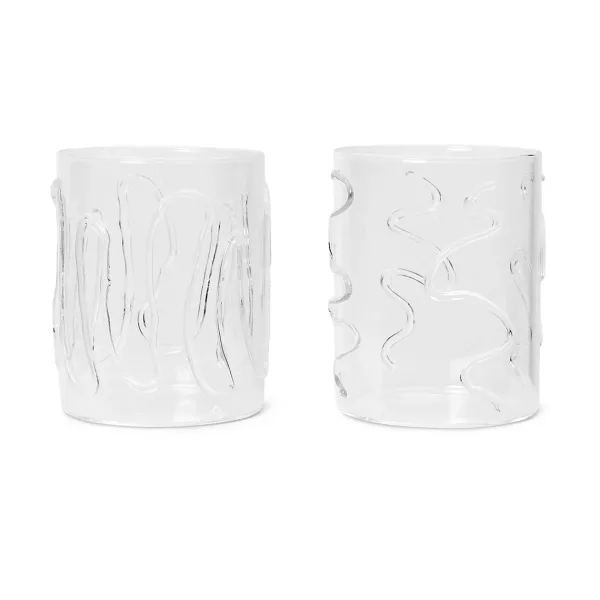 set_de__verres_doodle__tr_SKU08fea8925f399ac2e40f7ee827706dc7_1.webp Set De 2 Verres Doodle - Transparent-Ferm Living