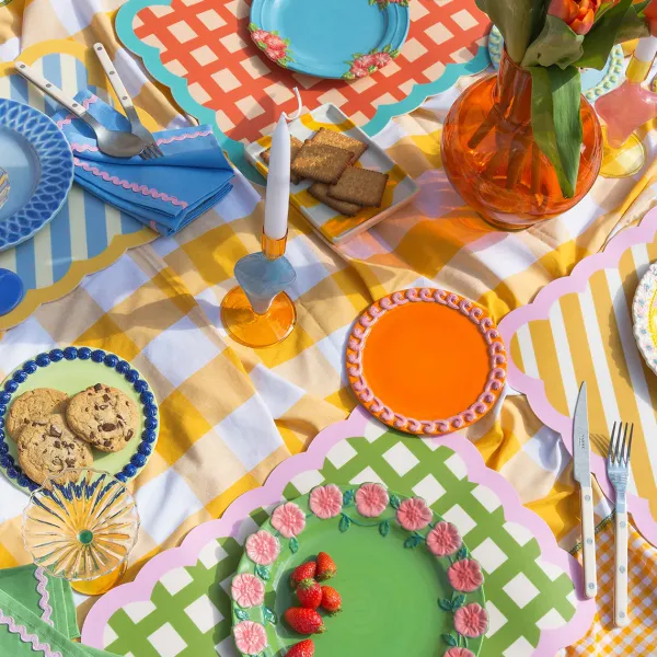 set_de_table_biscotti_a_r_SKU6270cd87fdefb91914ae7e5a1e34121b_3.webp Set De Table Biscotti A Rayures - 38 Cm X 48 Cm - Bleu & Jaune-Fleux Sale