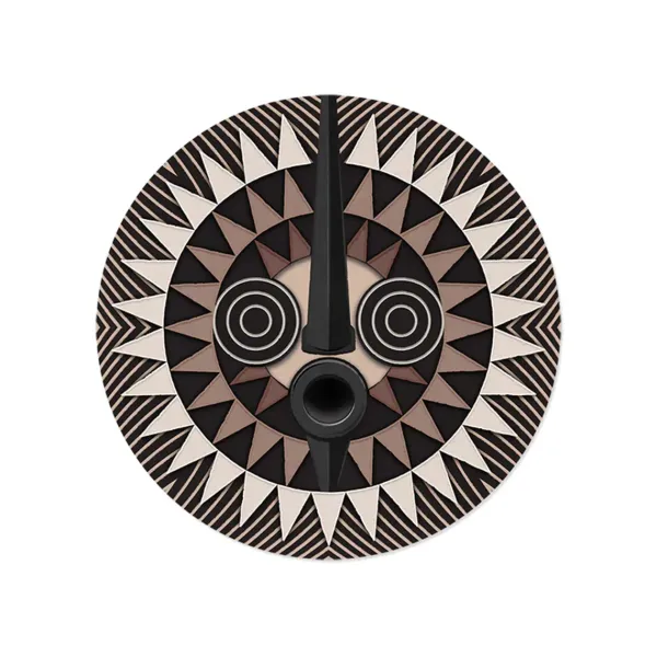 set_de_table_rond_masque__SKUc6050cf9cf7d4621ee882ce4d76debcc_0.webp Set De Table Rond Masque Africain Tabaka En Vinyle - O 38 Cm-Pôdevache Sale