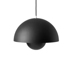 Suspension Flowerpot Vp7 - Noir Mat-And Tradition Hot