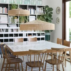 Suspension Parasol Franges - O 100 Cm - Naturel-Honoré Outlet