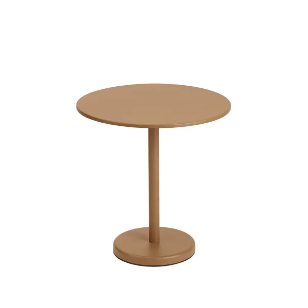 table_a_cafe_linear_steel_SKUaa2af43a034b3ef6a9a99bf966ddca9f_0.webp Table A Cafe Linear Steel Burnt Orange - O 70 X H 73 Cm-Muuto Clearance