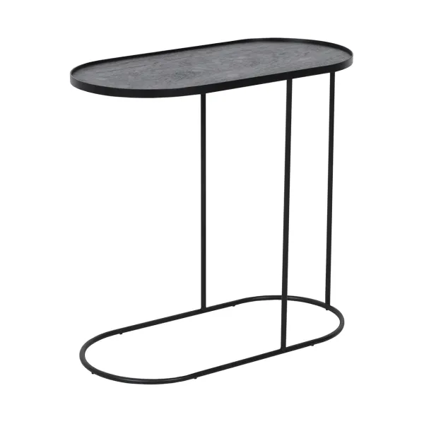 table_a_plateau_oblong_en_SKUfbcd5942241e92f663c0d5e563689715_1.webp Table A Plateau Oblong En Metal Et Bois - L 69 Cm-Ethnicraft New