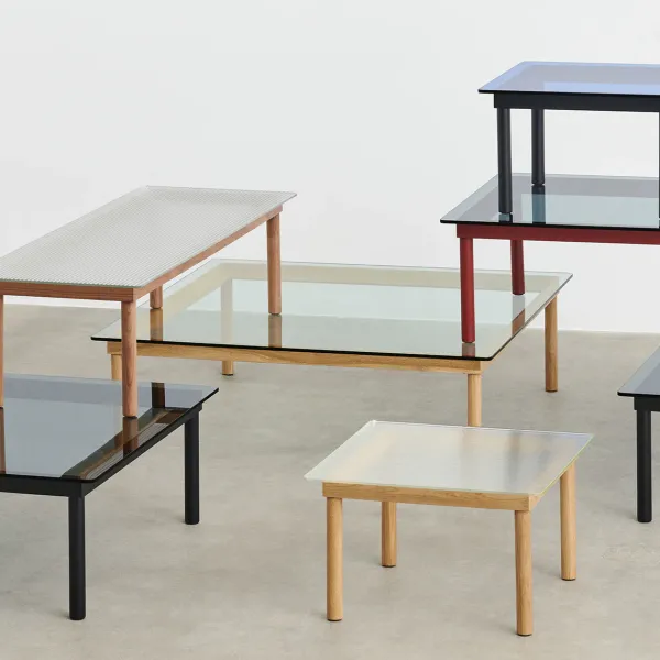 table_basse_kofi_chene_ma_SKUf6f5970eef67f29658b0e82f71267389_1.webp Table Basse Kofi Chene Massif Rouge Grange & Verre Clair - L 80 X L 80 X H 36 Cm-Hay Best