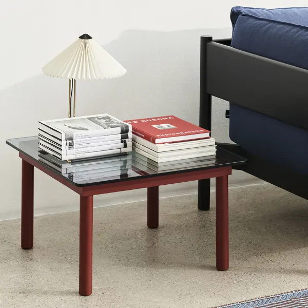 table_basse_kofi_chene_ma_SKUf6f5970eef67f29658b0e82f71267389_2.webp Table Basse Kofi Chene Massif Rouge Grange & Verre Clair - L 80 X L 80 X H 36 Cm-Hay Best
