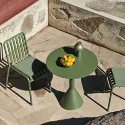 Table Cone Palissade - O 90 X H 74 Cm - Olive-Hay New
