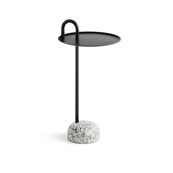 table_dappoint_bowler_en__SKU1a8023d401ffaa0ec96c413c6575bfd3_0.webp Table D'Appoint Bowler En Acier Et Granit - Noir-Hay Discount