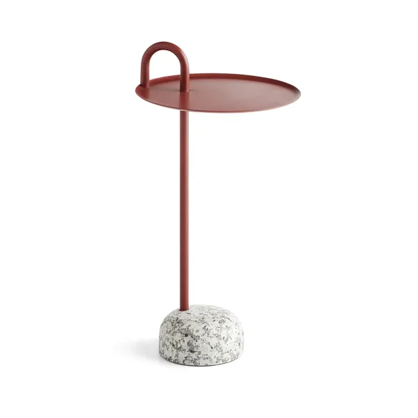 table_dappoint_bowler_en__SKUf25565cfda7f1ae180101c554358503a_0.webp Table D'Appoint Bowler En Acier Et Granit - Rouge-Hay Online