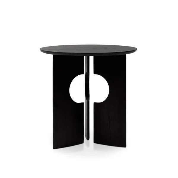 table_dappoint_cove_en_te_SKU10dcabd67ef6b3123f1a1f7a7954a5fb_2.webp Table D'Appoint Cove En Teck Noir Verni - O 50 Cm-Ethnicraft Outlet