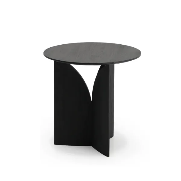 table_dappoint_fin_en_tec_SKU77a6e12536eb0943cc97b962694d74f7_2.webp Table D'Appoint Fin En Teck Noir Verni - O 50 Cm-Ethnicraft Hot