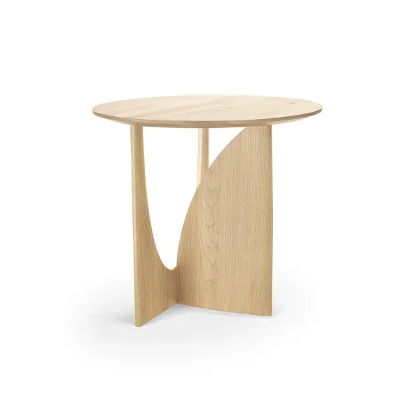 table_dappoint_geometric__SKU2943e9ada5744c2c89acb1156f44ef9a_1.webp Table D'Appoint Geometric Chene Verni - O 51 X H 50 Cm-Ethnicraft Online