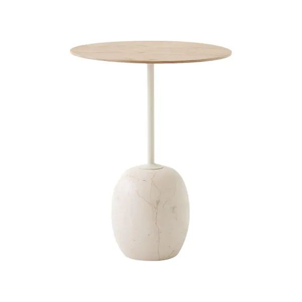 table_dappoint_lato_ln_ch_SKUb4103eac7893c462ad641660ca71a1a2_0.webp Table D'Appoint Lato Ln8 Chene / Marbre Crema Diva - O 40 Cm-And Tradition Hot