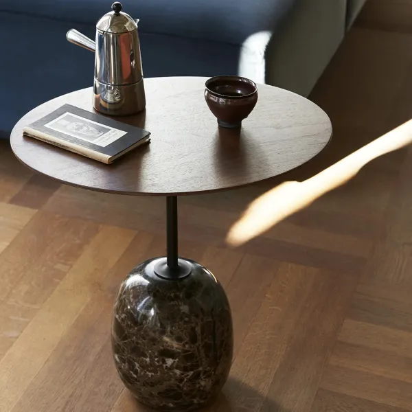 table_dappoint_lato_ln_no_SKUe73096536d3b119099860e472c640c85_2.webp Table D'Appoint Lato Ln9 Noyer / Marbre Emparador - O 50 Cm-And Tradition Sale