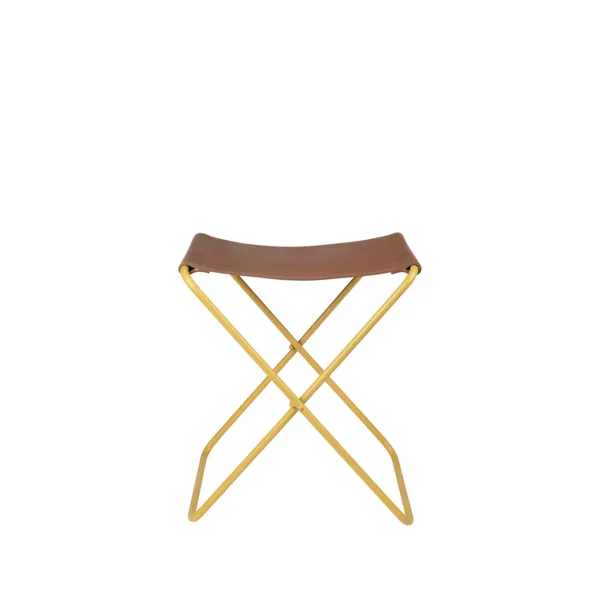 tabouret_pliant_nola_cuir_SKUc6571e48722c5617cab4c9baa1f77493_0.webp Tabouret Pliant Nola Cuir Et Fer - 39 X 31 X 45 Cm - Harvest Or-Broste Copenhagen Sale