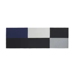 Tapis Ethan Cook Flat Works - 80 X 250 Cm - Noir Bleu-Hay Hot