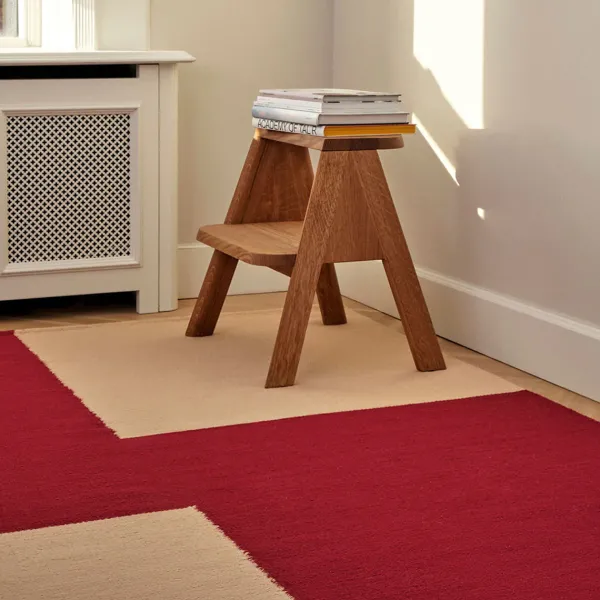 tapis_ethan_cook_flat_wor_SKU778d8ea1b8d28fee6debf37667262021_1.webp Tapis Ethan Cook Flat Works - 170 X 240 Cm - Rouge Offset-Hay Clearance