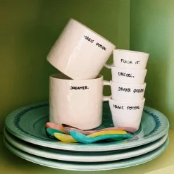 Tasse Expresso Drama Queen - Blanc-Sélectionné par Fleux New