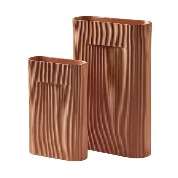 vase_ridge_en_terre_cuite_SKU2f58a89465afd17b9f3291112fe23dc9_2.webp Vase Ridge En Terre Cuite - H 48,5 Cm-Muuto Clearance